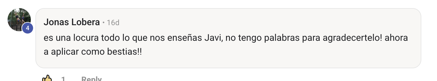 Comentario de alumno