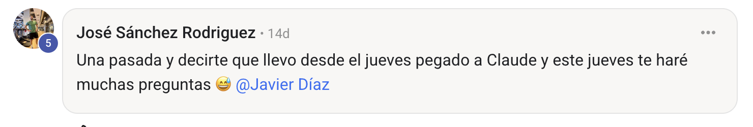 Comentario de alumno